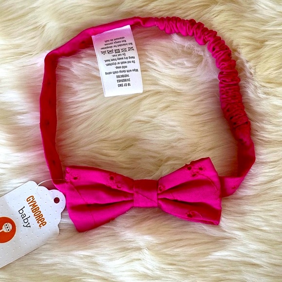 NWT- Gymboree Baby Girl Skirt Overall, Diaper Cover and Bow Headband- 3-6months - Picture 5 of 5